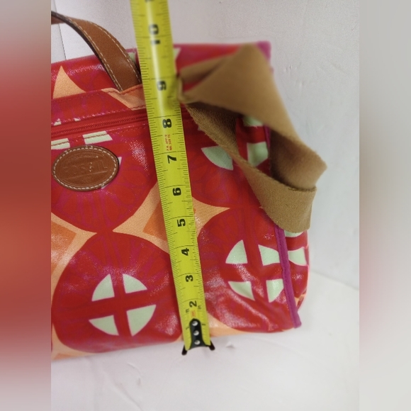 Fossil Bag ,Boho ,Coated Canvas Satchel Shoulder Bag - Picture 8 of 12